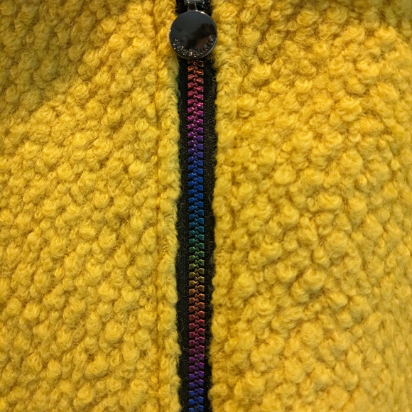 Desigual Land Overcoat in Solar Power Yellow Size 38/S - Picture 8 of 8